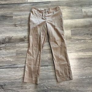 Chico’s Tan Khaki Ankle Pants Size 6